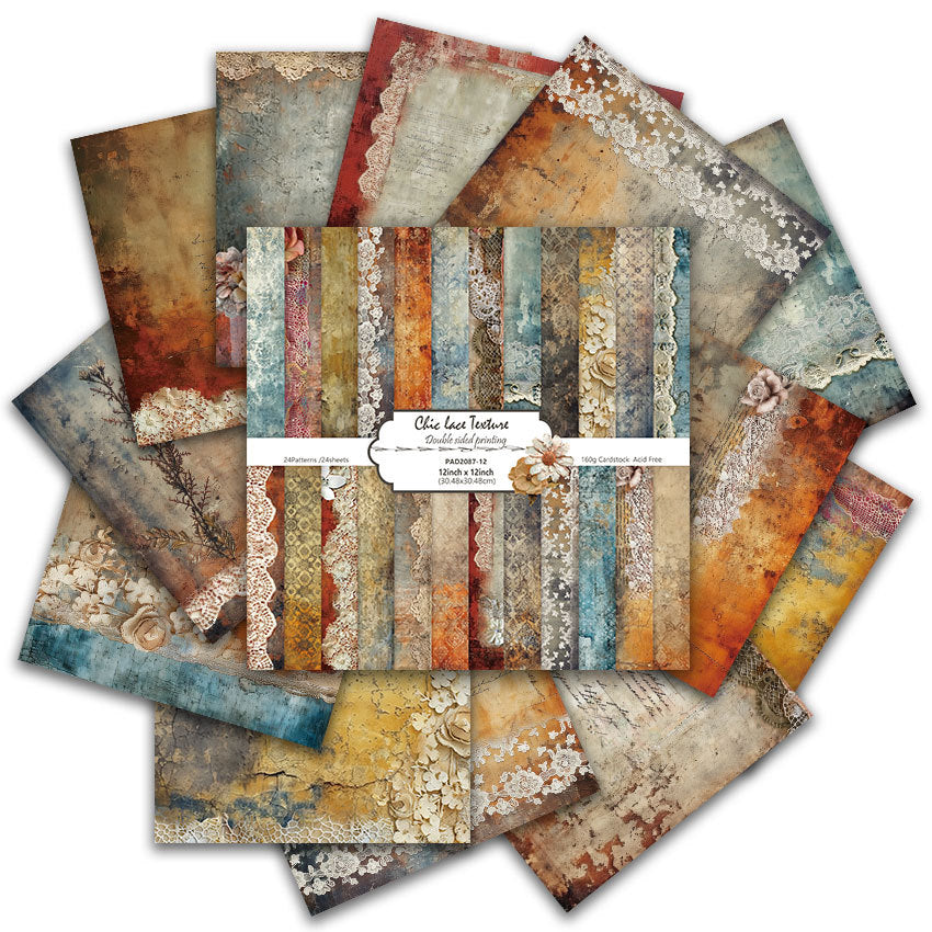 12 inch Scrapbook Paper Pad JYY087