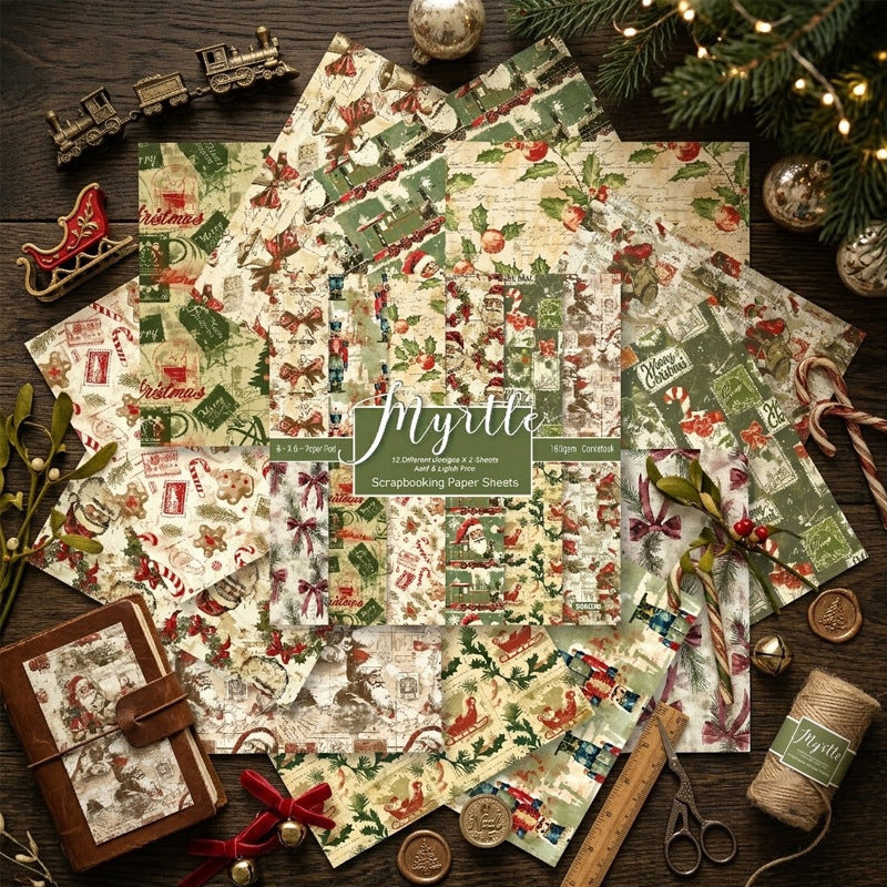 6 inch Scrapbook Paper Pad SKP009B