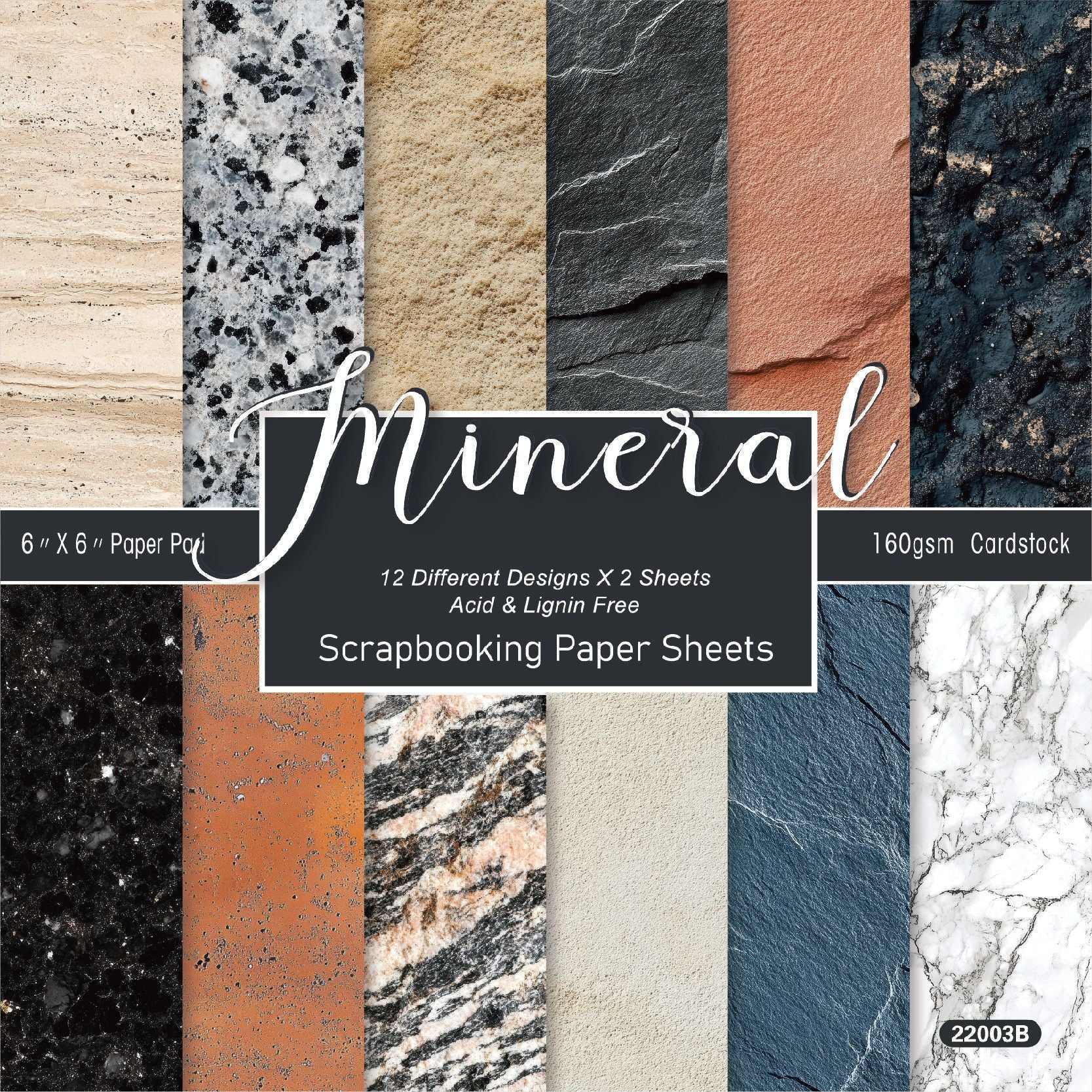 6 inch Scrapbook Paper Pad SKP003B