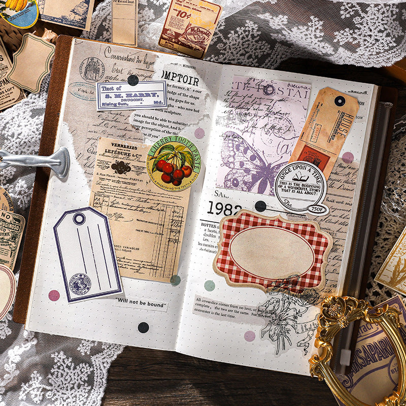 100 Pcs Junk Journal Paper SGBJ