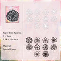 20 Pcs Hollow Cutout Scrapbook Paper FSJY
