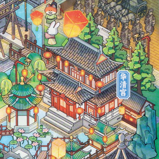 3D Classic City Scene DIY Stickers Kit CSP8