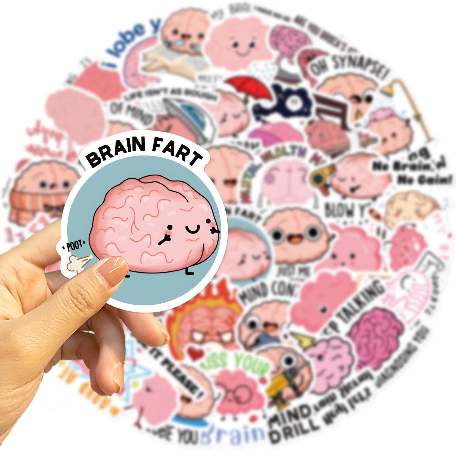 50PCS Funny Sarcastic Meme Vinyl Stickers FUN06
