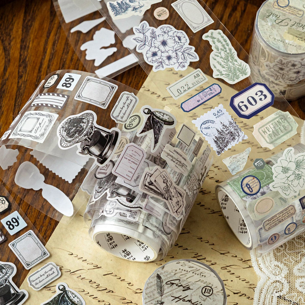 1 Roll Vintage Sticker Tape JSJWY