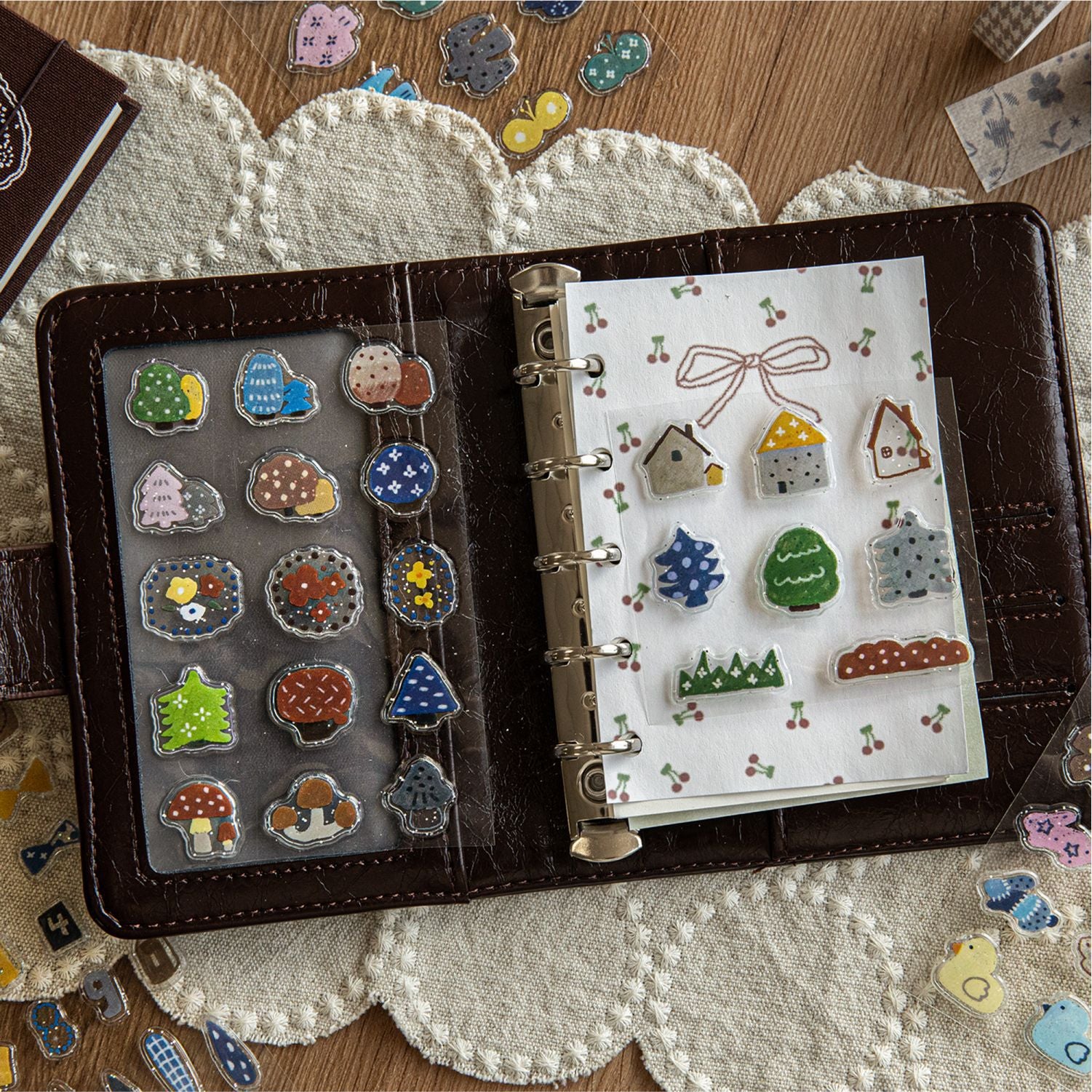 1 Sheet Cute Items Planner Stickers NNXW