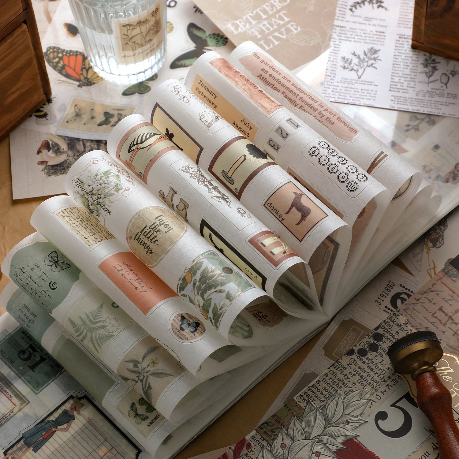 A5 Mixed Material Sticker Book SGYN