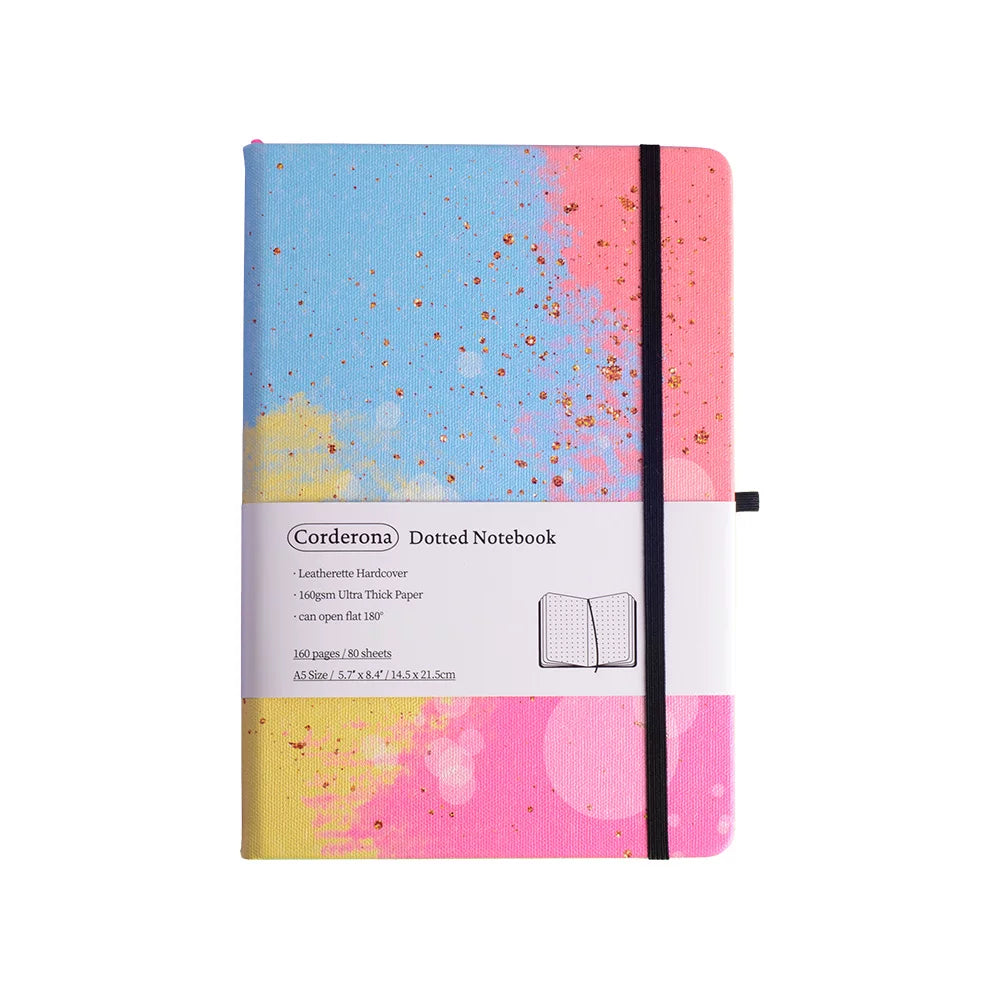 Art Series A5 Hardcover  Notebook - Watercolour Sparkle