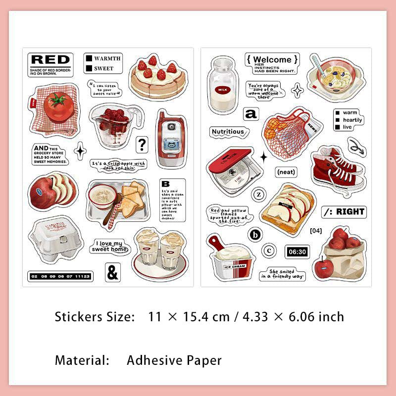 2 Sheets Creative Journal Stickers RJSP