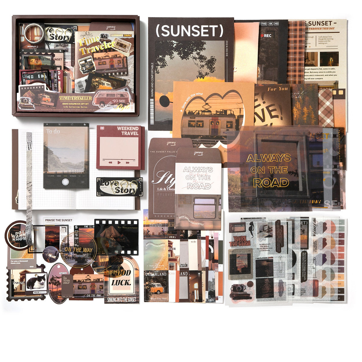 Obujo Scrapbook Supplies Gift Set QXLD