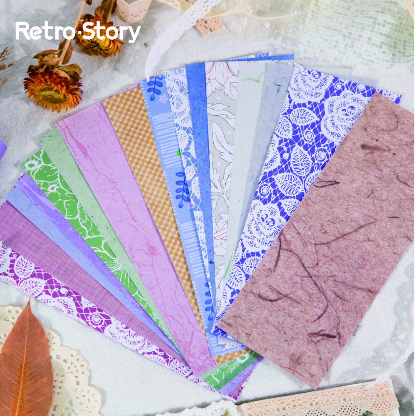 18 Pcs Creative Junk Journal Supplies Kit LMXL