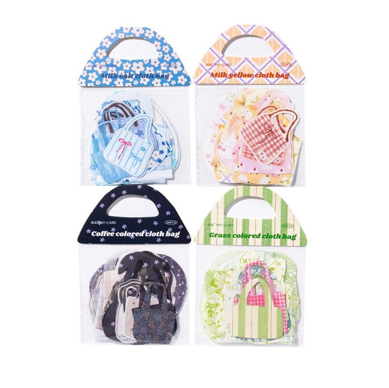 20 Pcs Bag Themed Stickers LGXB