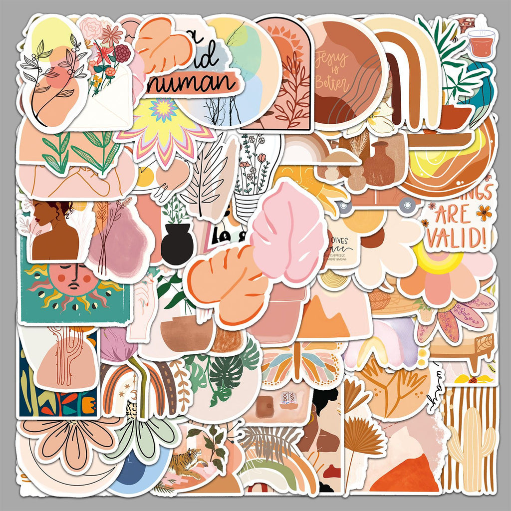 50PCS Boho Waterproof Vinyl Stickers BHO11