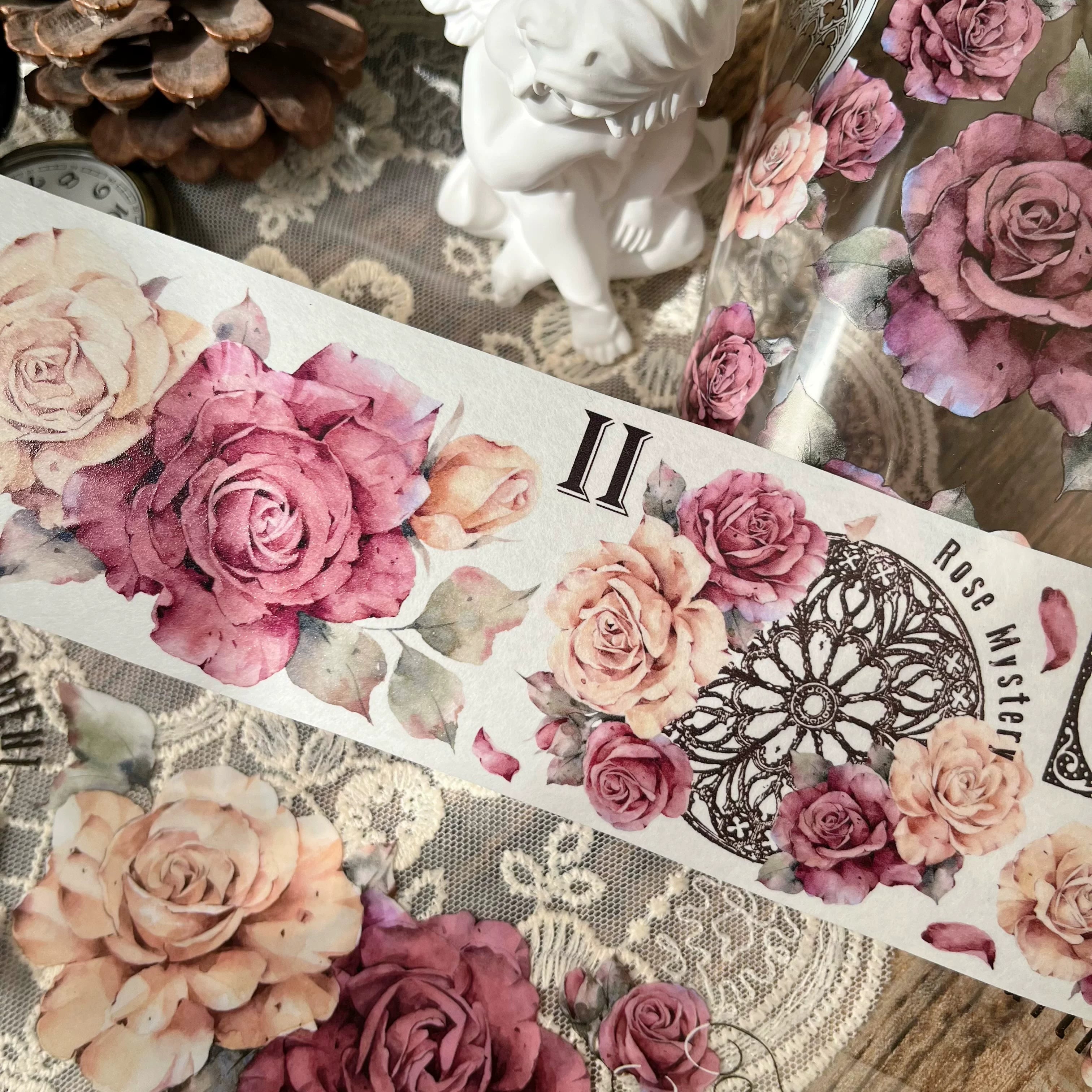 Floral Decorative Tape Rolls- Nostalgic Rose
