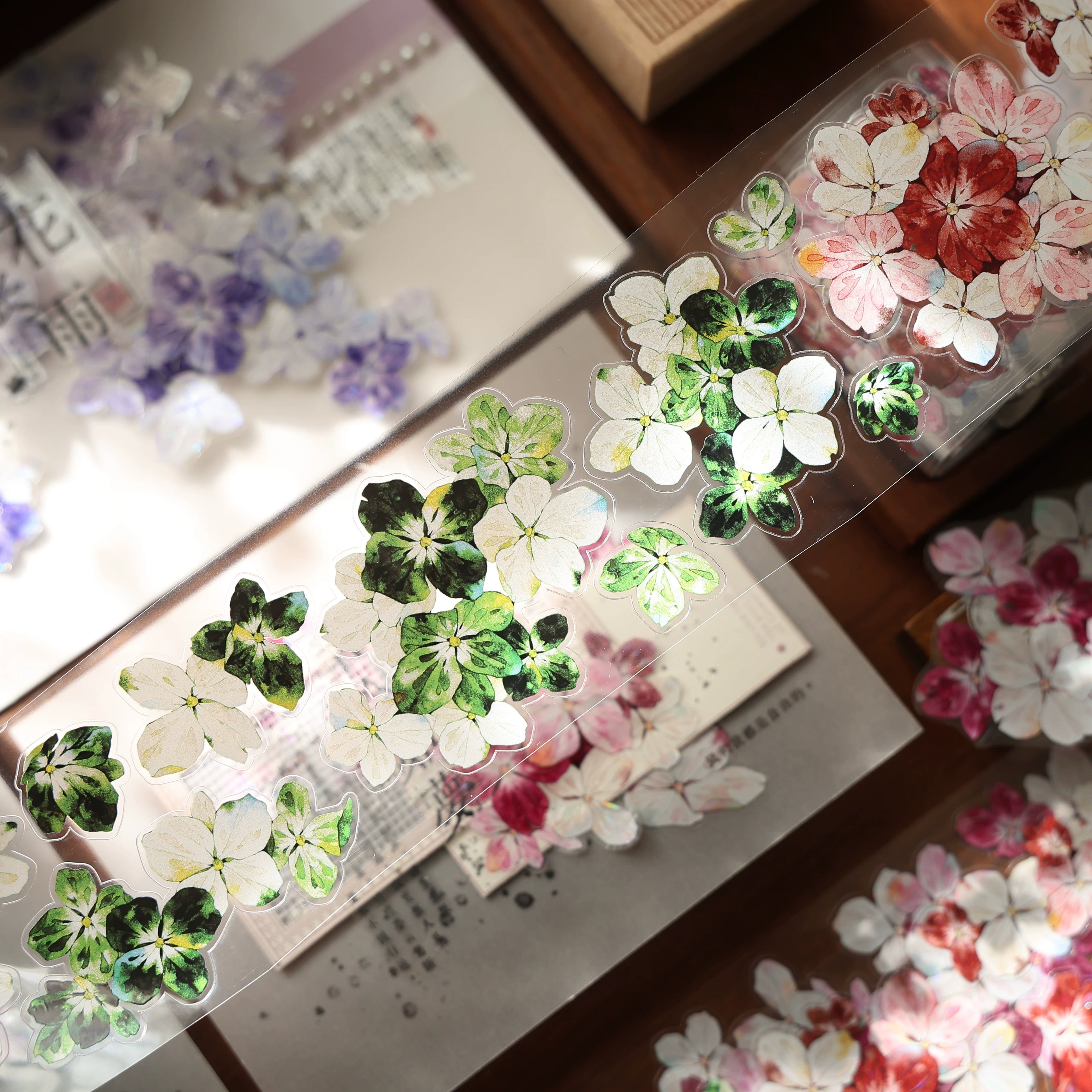 Floral Decorative Tape Rolls- Celestial Blossom
