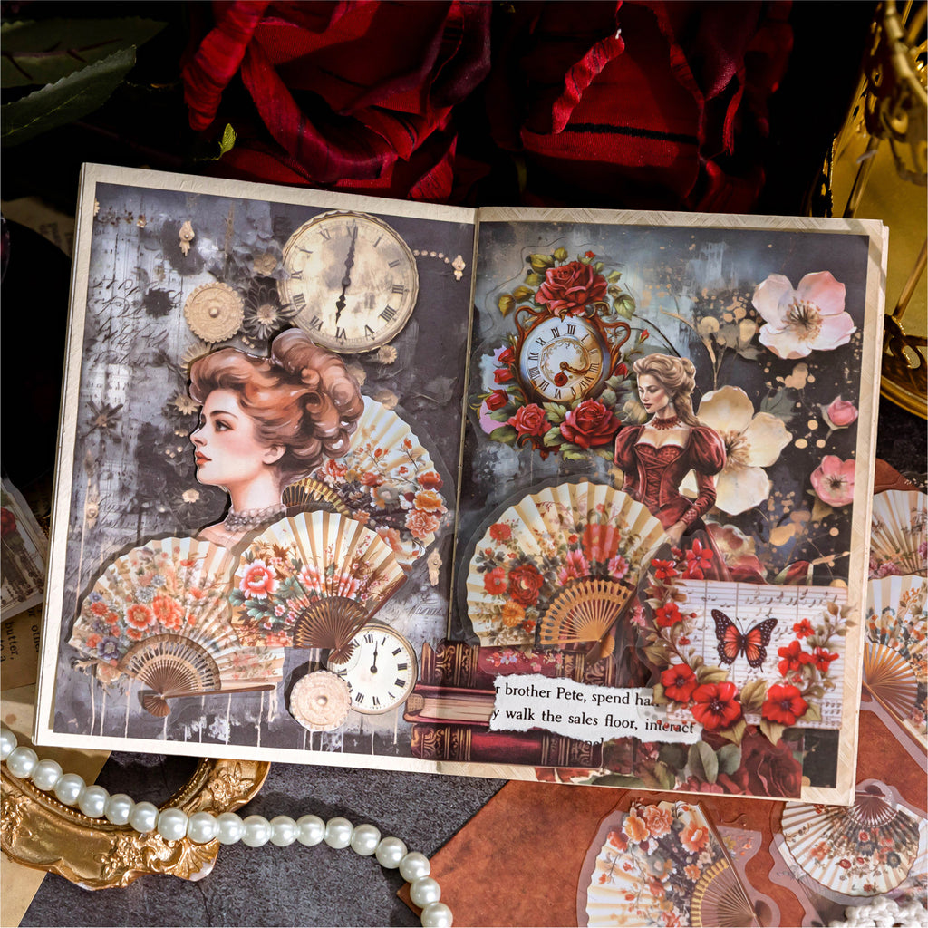 30 Pcs Vintage PET Stickers SMWX