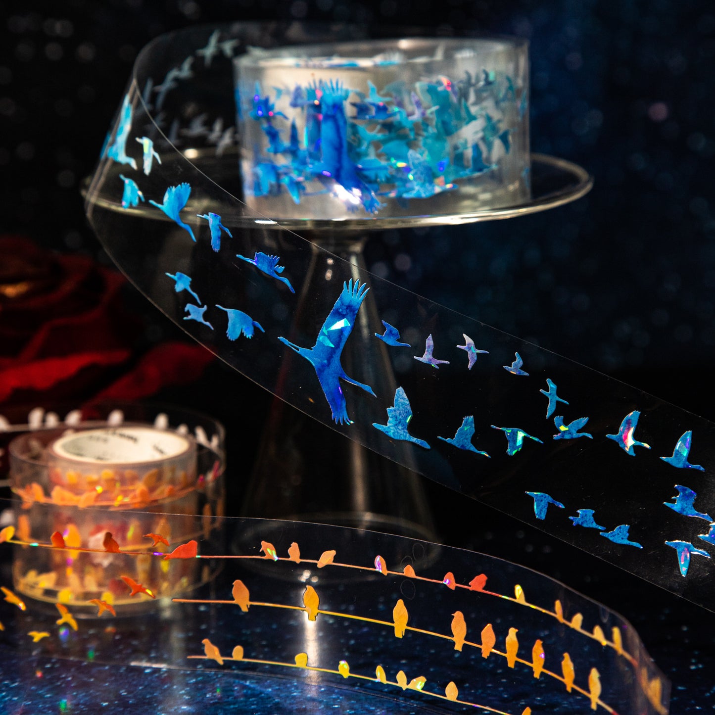 1 Roll Fly Birds PET Tape FNML