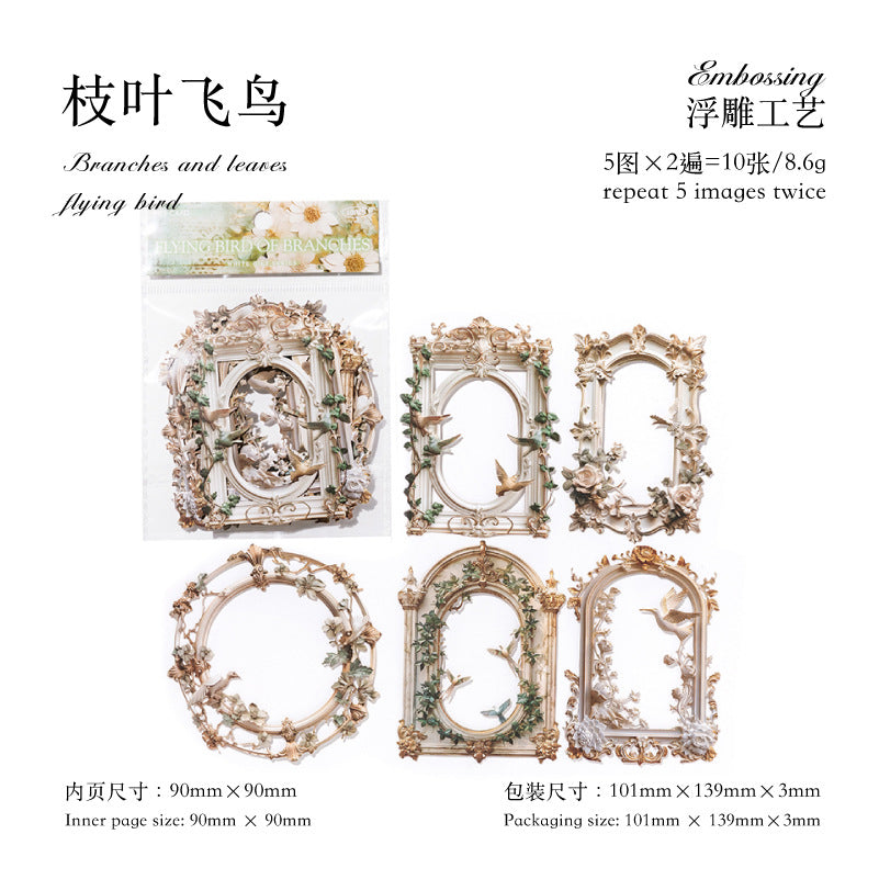 10 Pcs Frame Cardstock Paper BSLJ