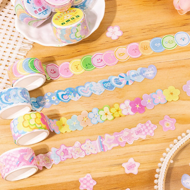 100 Pcs Cute Washi Tape Stickers BBXW