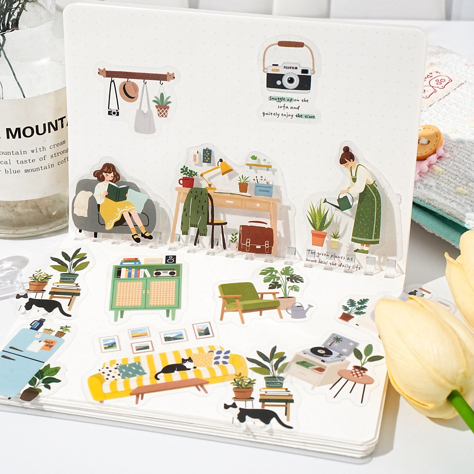 30 Pcs Dialy Life PET Stickers DLRC