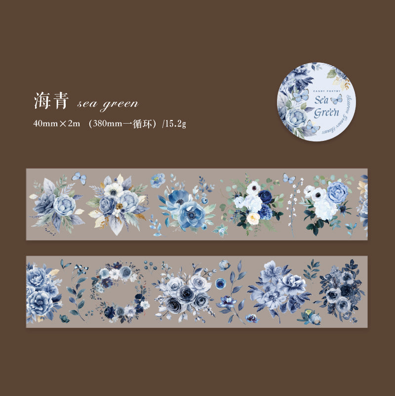 1 Roll Flowers PET Tape CSHY