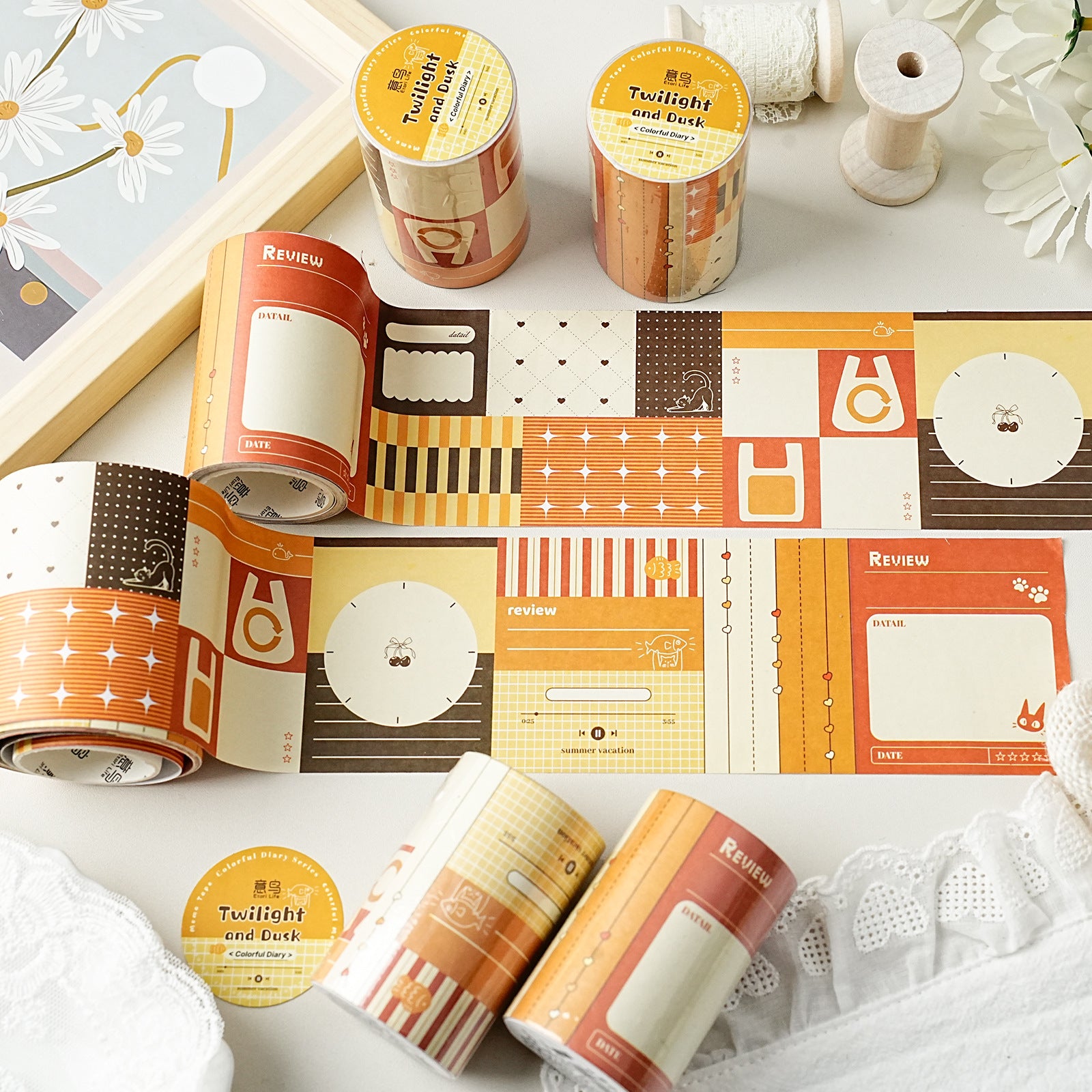 1 Roll Planner Stickers Tape BFRJ