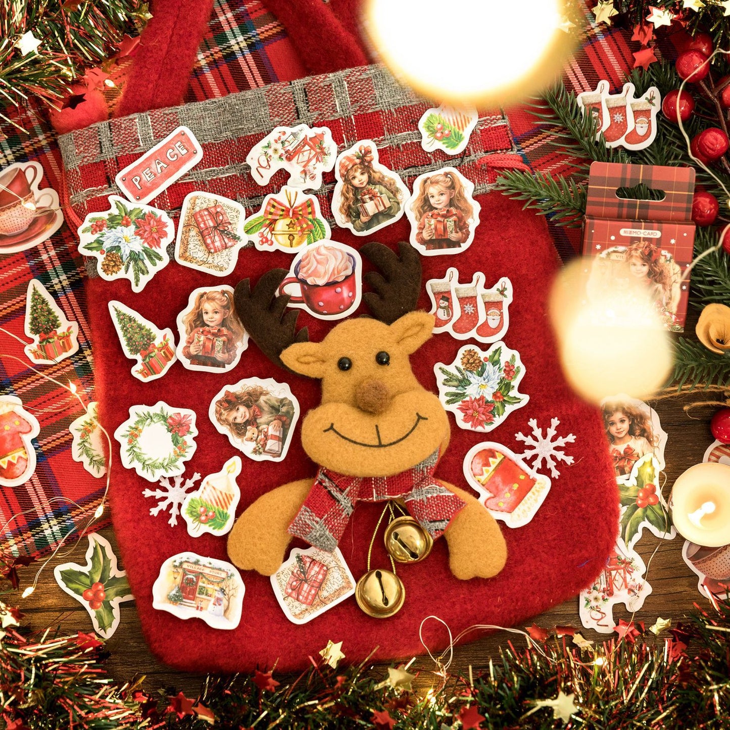 46 Pcs Christmas Stickers LYSD