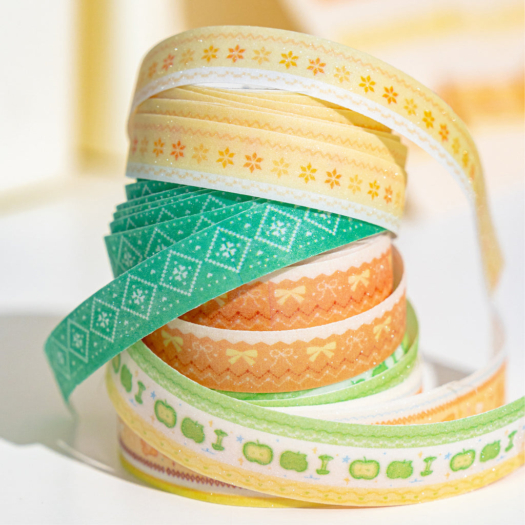5 Rolls Light Color Washi Tape Set MYFED
