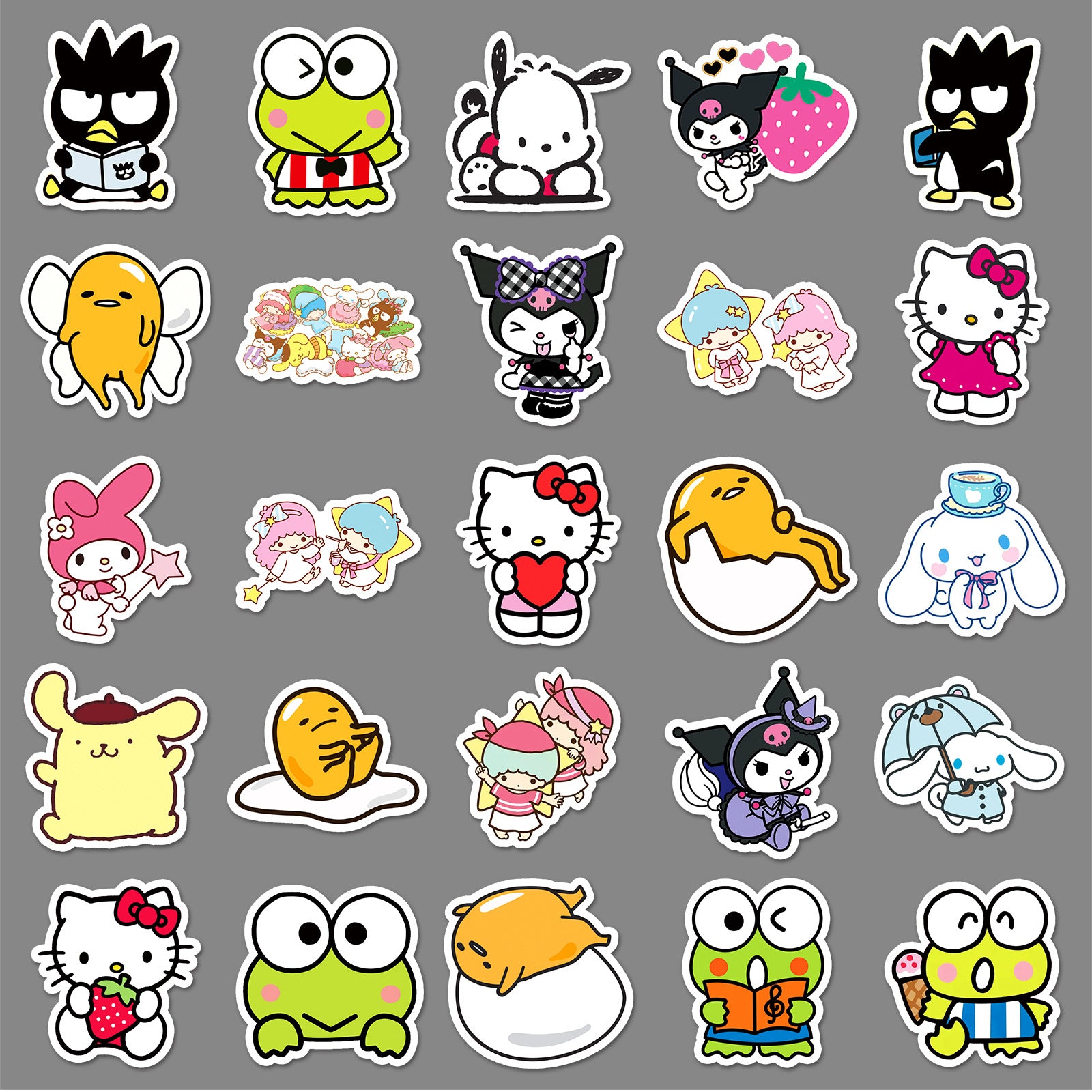 50Pcs Kawaii Waterproof Vinyl Stickers SRO105