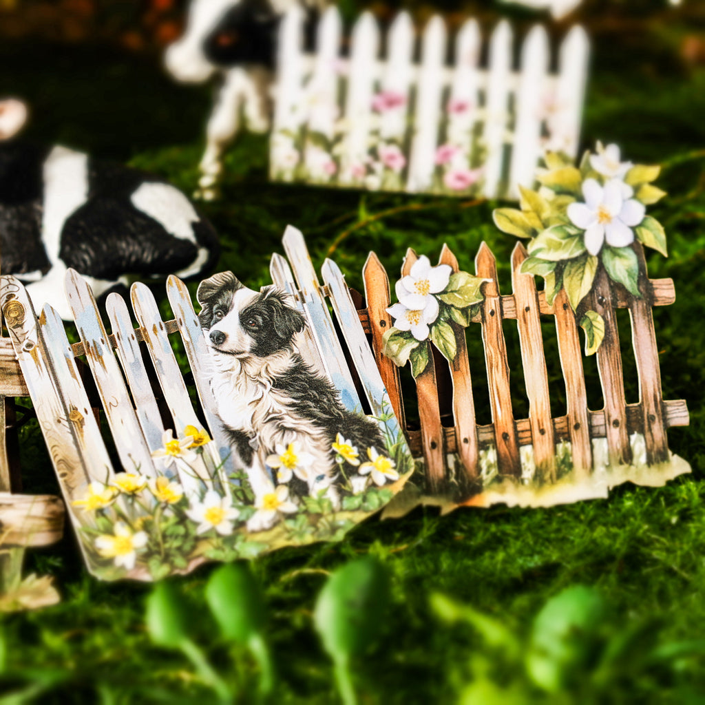10 Pcs Garden Fence PET Stickers TYLB