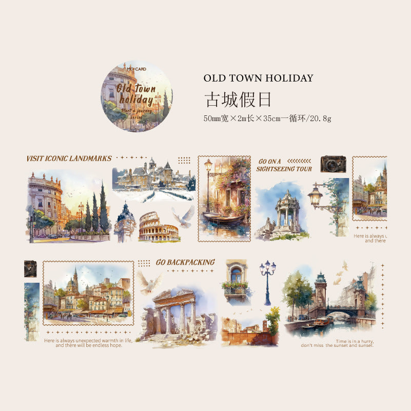 1 Roll Travel Theme PET Tape KSYDLC