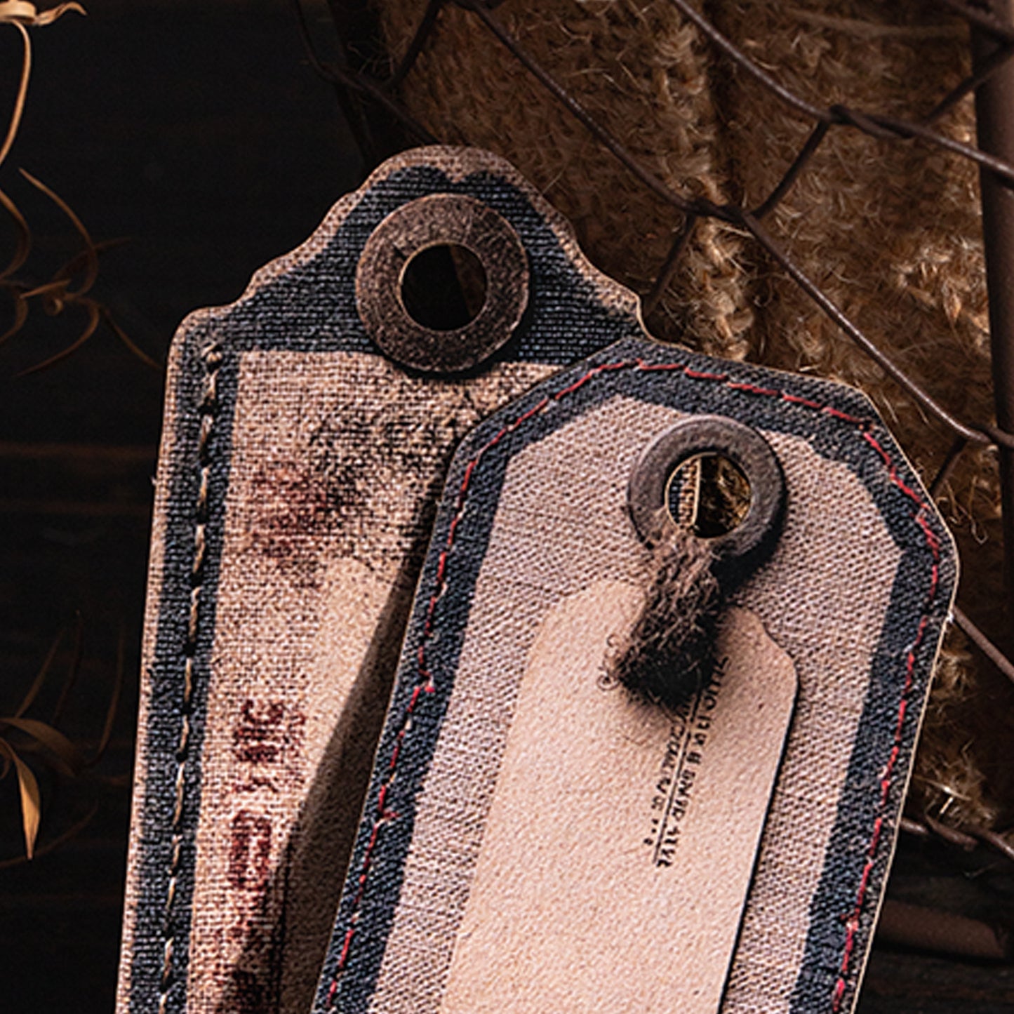 15 Pcs Vintage Tag Stickers BQSZG