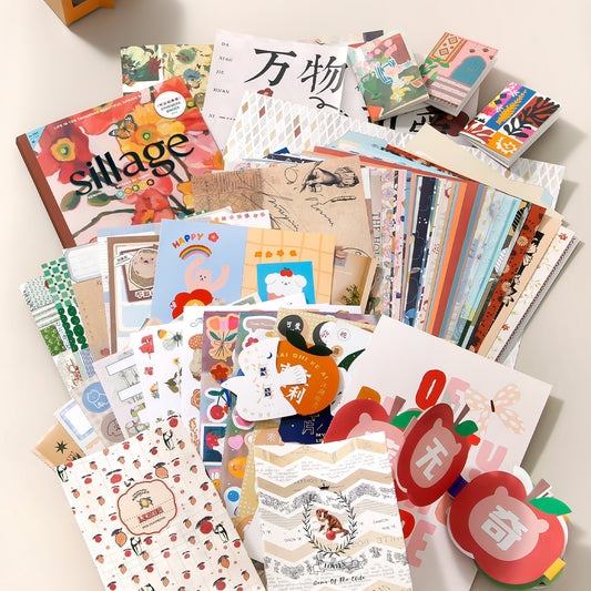 46 Pcs Vintage Junk Journal Paper LGSK