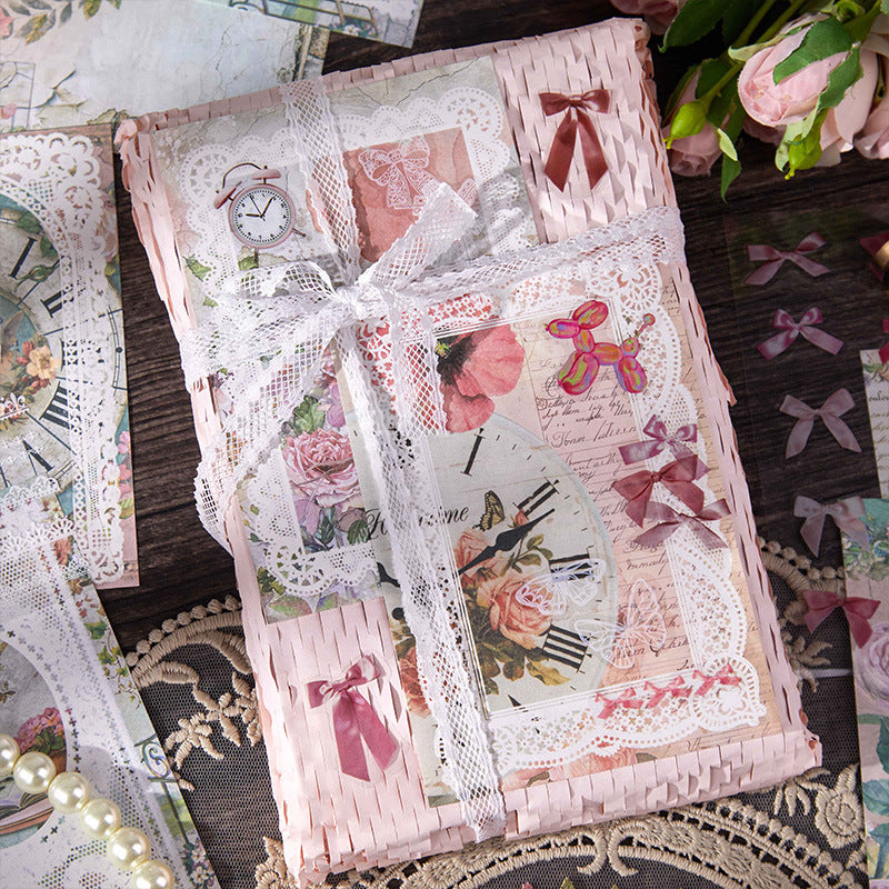26 Pcs Scrapbook Paper and Stickers Kit LSTHJ