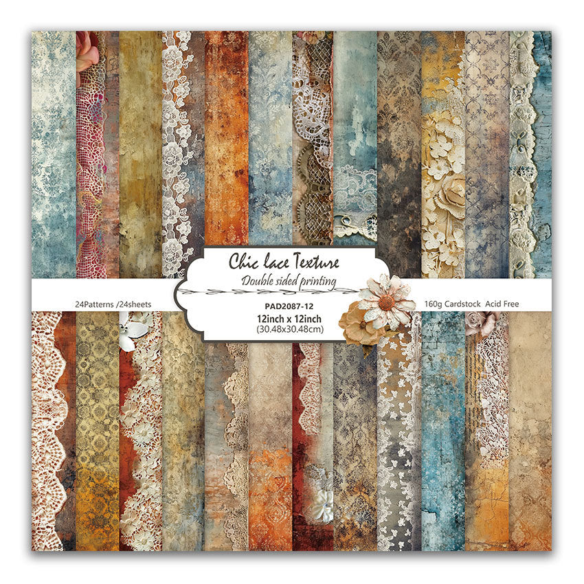 12 inch Scrapbook Paper Pad JYY087