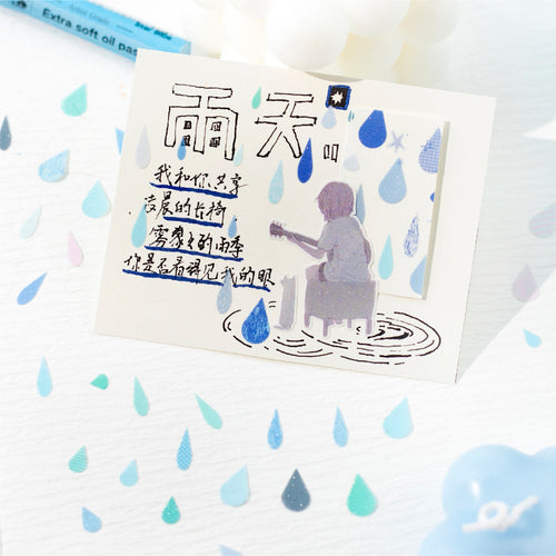 1 Roll Watercolor Dot Planner Stickers JHSY
