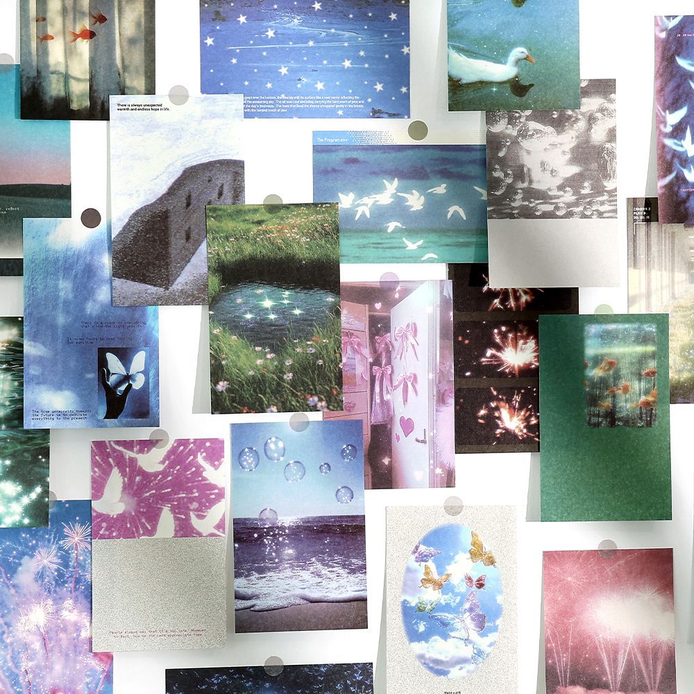 50 Pcs Creative Scrapbook Paper CPMJ