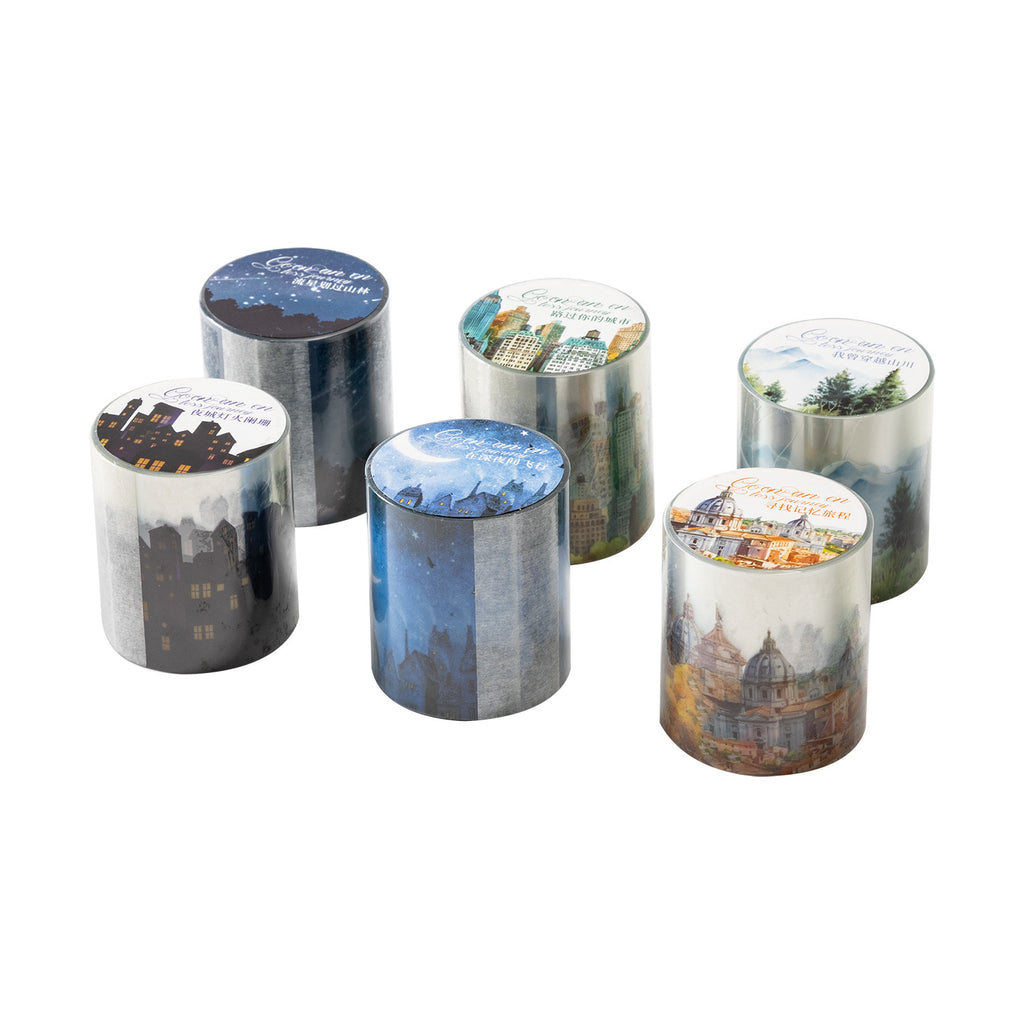 1 Roll Travel Landscape PET Tape WJLT