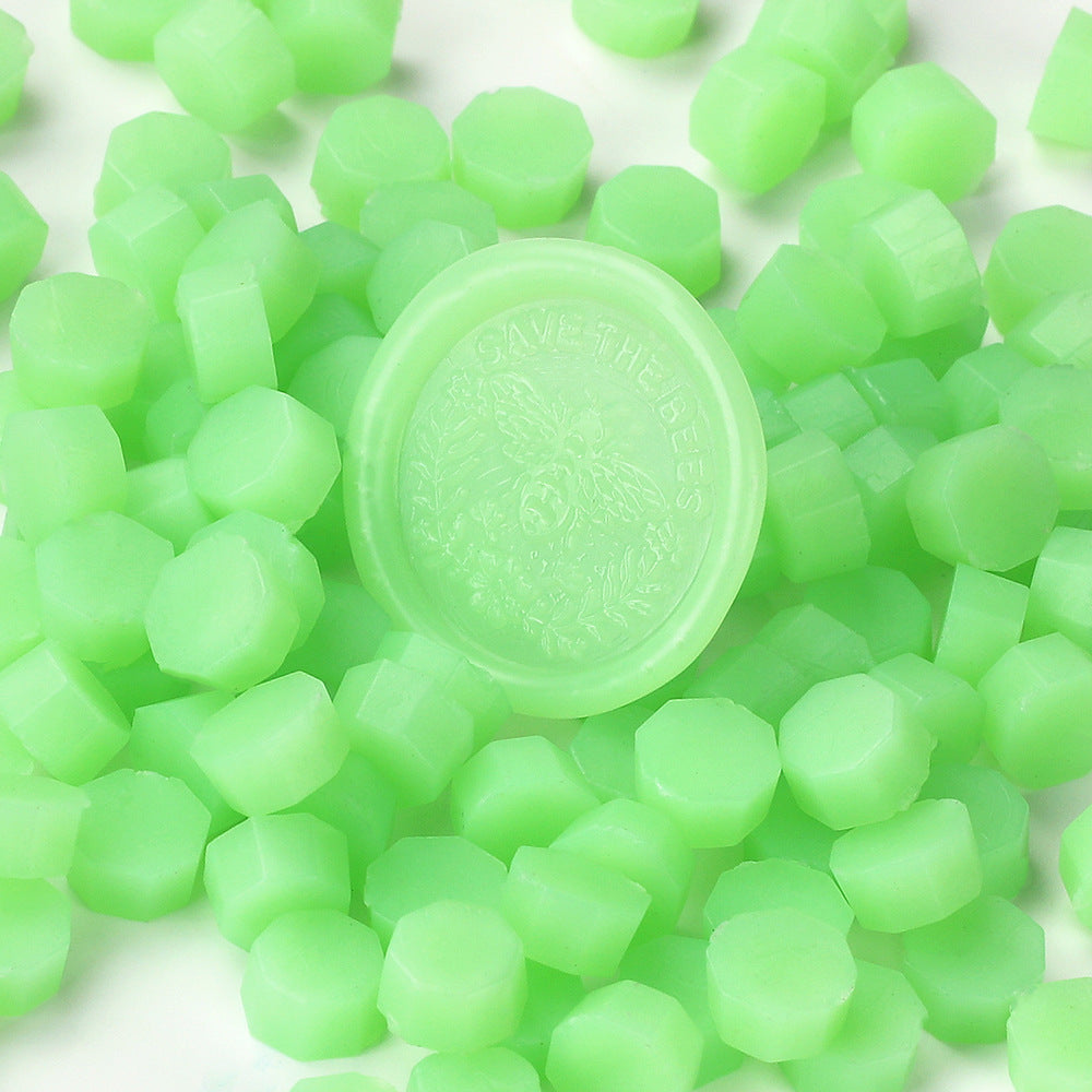100 PCS Octagon Wax Seal Beads H72