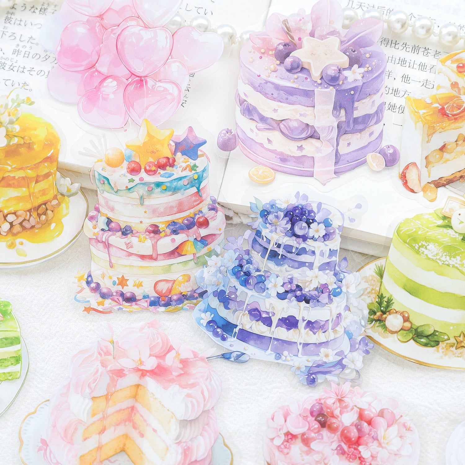 15 Pcs Fantasy Festival Theme PET Stickers FMLY