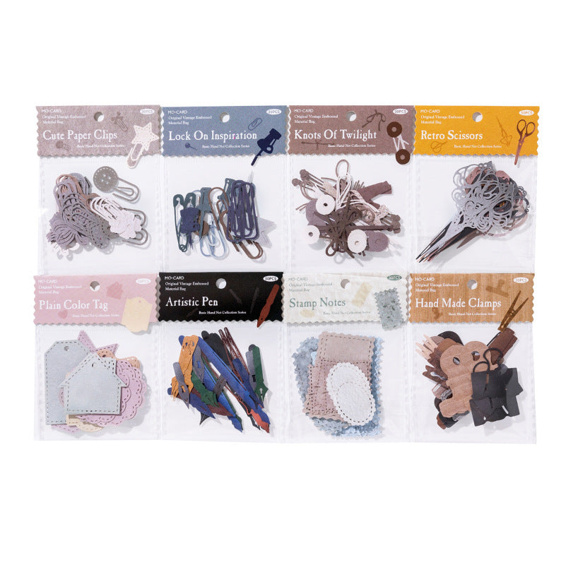 30 Pcs Creative Cutout Journal Paper SZSWJ