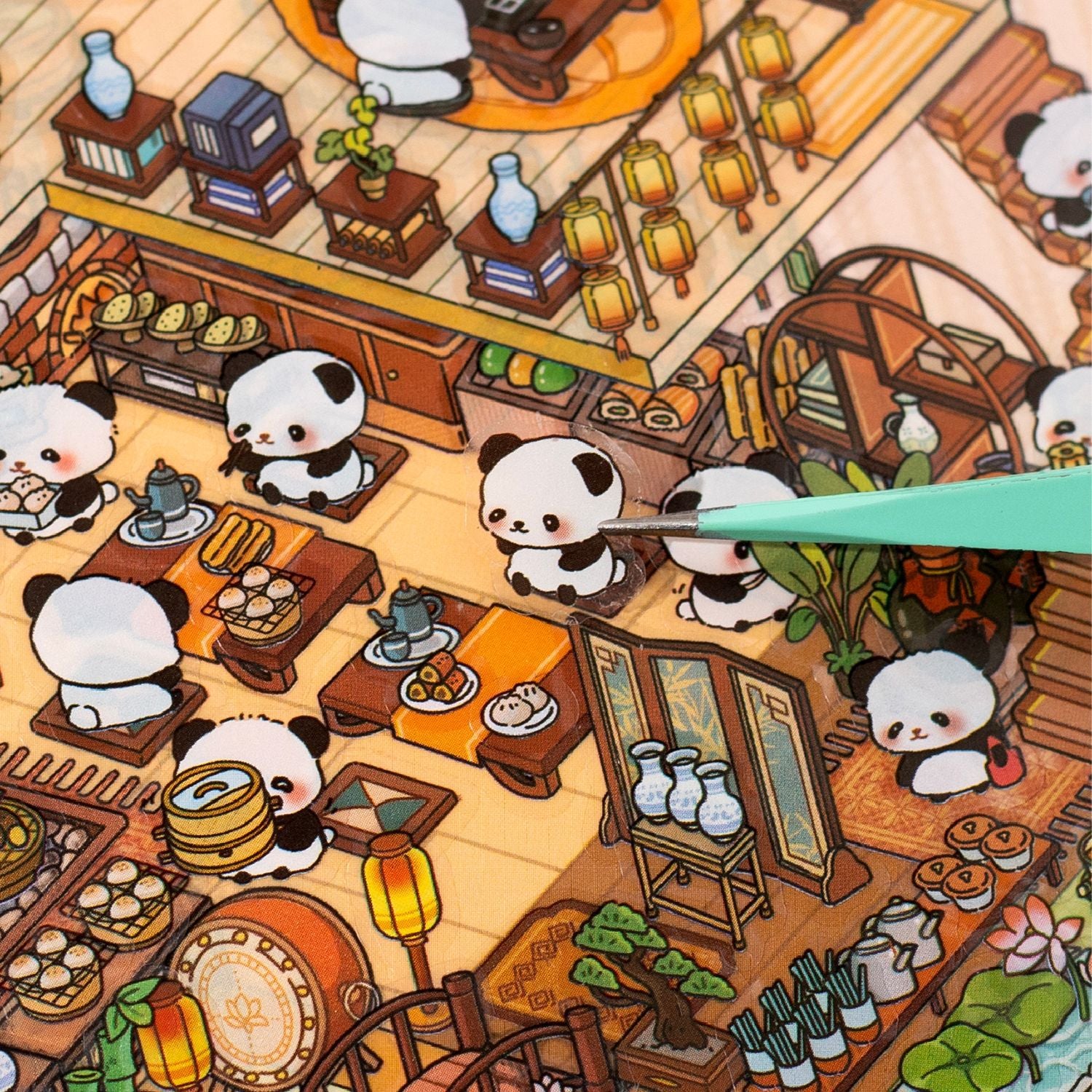 3 Sheets 3D Scene Farm PET Stickers Kit NCXW