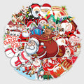 50 Pcs Vinyl Chirstmas Stickers SDJ354
