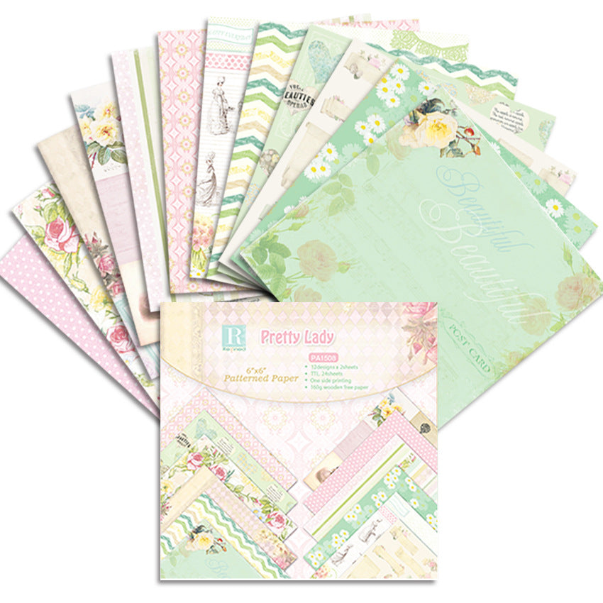 6 inch Scrapbook Paper Pad JYY1508