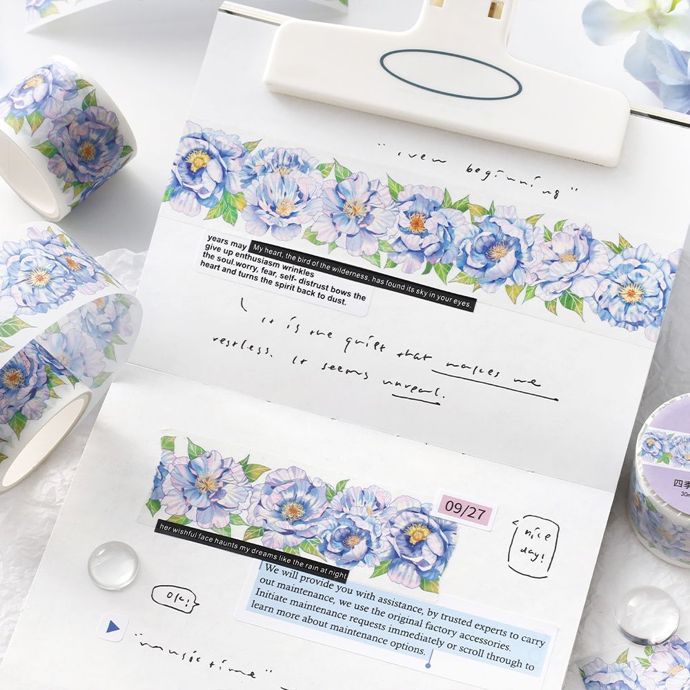 1 Roll Flower Washi Tape SJFF