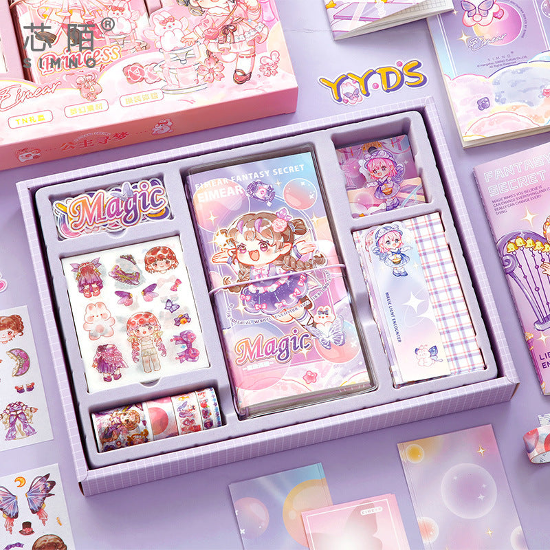 127 Pcs Cartoon Scrapbook Supplies Starter Set Gift Idea RMTZ