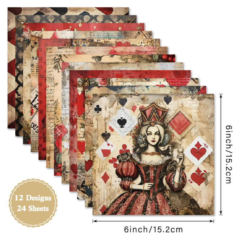 6 inch Queen Scrapbook Paper Pad SKP311
