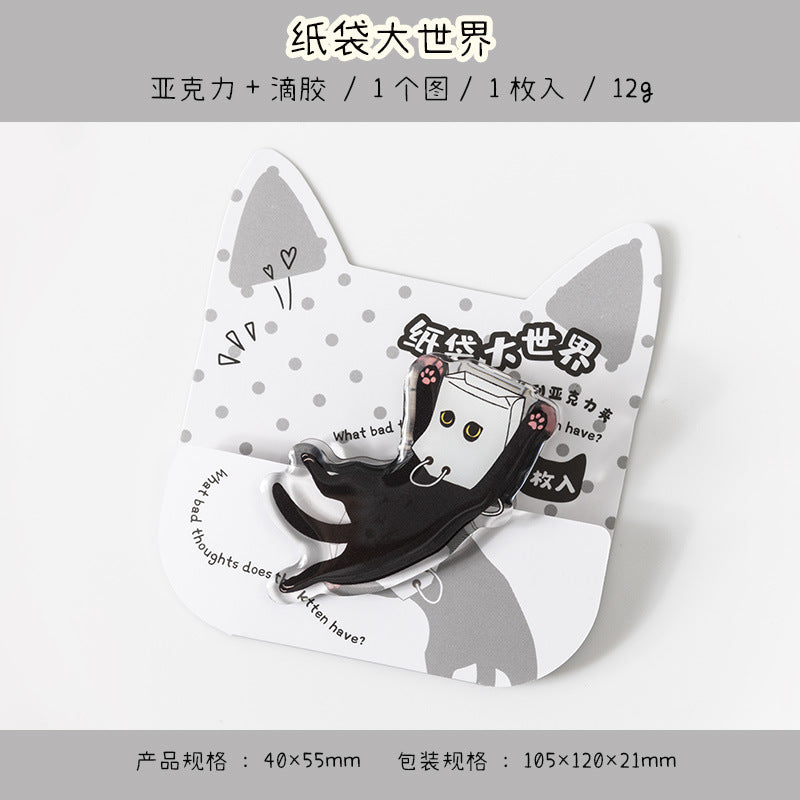 1 Pc Cat Themed Clip HMHXS