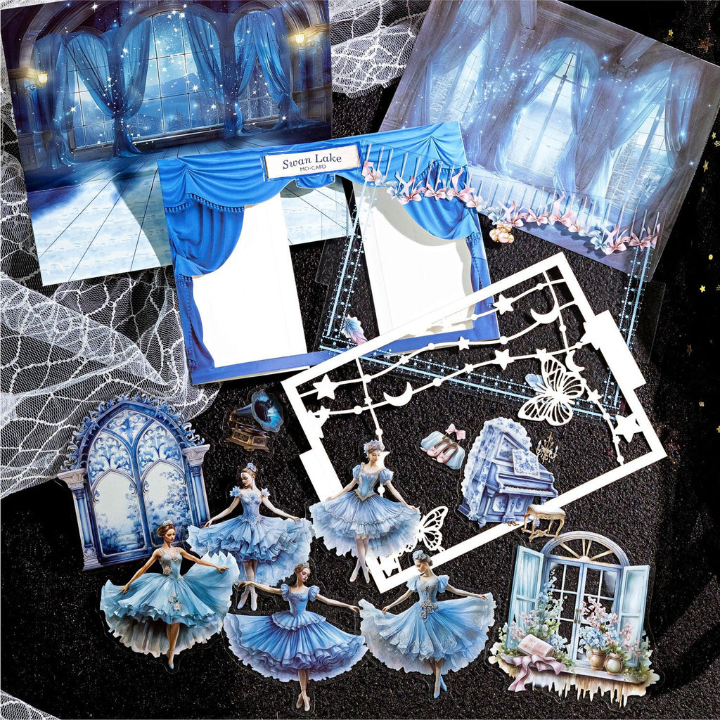 15 Pcs Dancing Stage Scrapbook Supplies Kit ZSWT