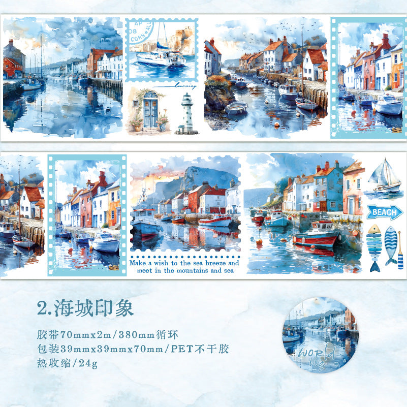 1 Roll Travel Theme Deco Tape YSJYB