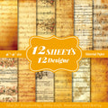 6 inch Music Sheet Scrapbook Paper Pad PA838